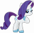 Size: 4431x4264 | Tagged: safe, artist:emeraldblast63, rarity, pony, unicorn, g4, eyeshadow, female, g5 style, hoof on chest, makeup, mare, simple background, smiling, solo, transparent background, unshorn fetlocks, vector