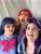 Size: 1536x2048 | Tagged: safe, artist:maddymoiselle, artist:sarahndipity cosplay, artist:shelbeanie, starlight glimmer, sunset shimmer, twilight sparkle, human, equestria girls, g4, clothes, cosplay, costume, everfree northwest 2019, funny face, irl, irl human, photo