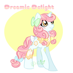 Size: 1024x1024 | Tagged: safe, artist:piichu-pi, oc, oc:dreamie delight, pony, unicorn, bow, female, mare, simple background, solo, tail, tail bow, transparent background