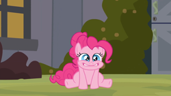 Size: 1920x1080 | Tagged: safe, screencap, pinkie pie, earth pony, pony, a friend in deed, g4, season 2, 1080p, cute, diapinkes, female, looking at you, mare, solo