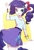 Size: 2200x3200 | Tagged: safe, artist:fuyugi, rarity, human, equestria girls, bracelet, jewelry, looking at you, ponied up, ribbon, smiling, solo