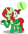 Size: 2160x2650 | Tagged: safe, artist:metal-jacket444, pony, unicorn, batman, cutie mark, dc comics, high res, male, pamela lillian isley, plant, poison ivy, ponified, simple background, solo, test tube, white background