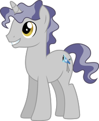 Size: 4105x5063 | Tagged: safe, artist:starryshineviolet, star bright, pony, unicorn, g4, trade ya!, absurd resolution, background pony, looking up, male, simple background, smiling, solo, stallion, transparent background, vector