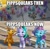 Size: 510x500 | Tagged: safe, edit, edited screencap, screencap, glory (g5), peach fizz, seashell (g5), pegasus, pony, unicorn, g5, spoiler:g5, caption, confusion, discussion in the comments, image macro, pippsqueaks, text, wat