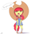 Size: 2800x3000 | Tagged: safe, artist:skitsroom, apple bloom, earth pony, anthro, adorabloom, blatant lies, clothes, cowboy hat, cute, dialogue, hat, high res, i'm not cute, open mouth, oversized hat, sandals, signature, simple background, socks, solo, speech bubble, stetson, weapons-grade cute, white background