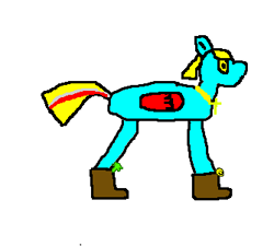 Size: 334x302 | Tagged: artist needed, source needed, safe, oc, oc only, oc:terri softmare, alicorn, pony, alicorn oc, boot, horn, simple background, solo, white background, wings