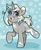 Size: 3226x3933 | Tagged: safe, artist:partypievt, oc, oc only, pony, unicorn, coat markings, female, grin, high res, looking at you, mare, smiling, smiling at you, snow, snowflake, solo, standing on two hooves