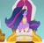 Size: 559x553 | Tagged: safe, screencap, twilight sparkle, alicorn, pony, the last problem, cropped, crown, hoof shoes, jewelry, older, older twilight, peytral, princess twilight 2.0, regalia, solo, throne, twilight sparkle (alicorn)