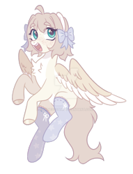Size: 800x1049 | Tagged: safe, artist:lynesssan, oc, pegasus, pony, clothes, female, mare, pegasus oc, simple background, socks, solo, transparent background