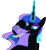 Size: 2898x3153 | Tagged: safe, artist:grypher, nightmare moon, seaspray, hippogriff, fangs, knife, missing accessory, restrained, simple background, threatening, transparent background, vector
