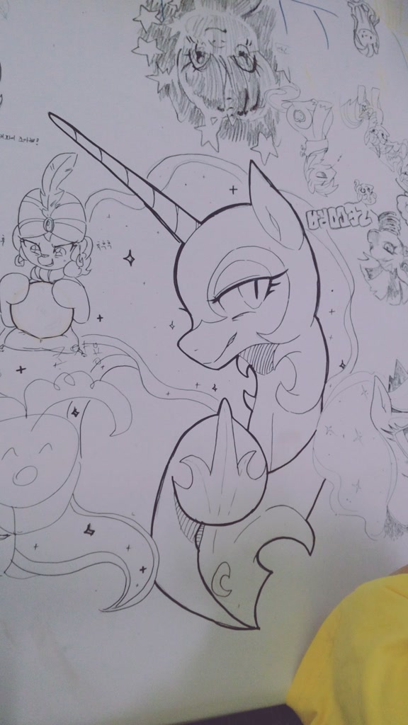 Safe Artist Maren Nightmare Moon Alicorn Pony G