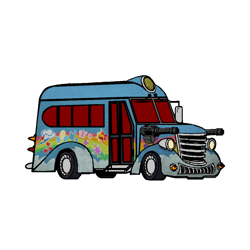 Size: 1000x1000 | Tagged: artist needed, source needed, safe, equestria girls, g4, simple background, studebaker, the rainbooms tour bus, transparent background, twisted metal