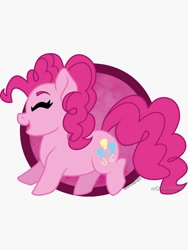 Size: 750x1000 | Tagged: safe, artist:m00nstonee, pinkie pie, earth pony, pony, g4, simple background, solo, white background