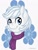 Size: 750x1000 | Tagged: safe, artist:m00nstonee, double diamond, earth pony, pony, g4, bust, clothes, male, scarf, solo, stallion