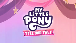 Size: 4096x2302 | Tagged: safe, screencap, g5, my little pony: tell your tale, nightmare night party, spoiler:g5, spoiler:my little pony: tell your tale, spoiler:tyts01e30, my little pony logo, no pony, youtube link