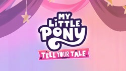 Size: 4096x2302 | Tagged: safe, screencap, g5, my little pony: tell your tale, nightmare night party, spoiler:g5, spoiler:my little pony: tell your tale, my little pony logo, no pony, youtube link