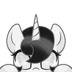 Size: 1000x1000 | Tagged: safe, artist:taoyvfei, oc, oc only, oc:taoyvfei, pony, unicorn, base used, horn, simple background, solo, transparent background, unicorn oc