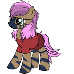 Size: 1024x1024 | Tagged: artist needed, source needed, safe, oc, oc only, zebra, glasses, simple background, solo, transparent background