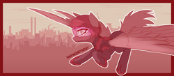 Size: 3600x1564 | Tagged: safe, artist:shepardinthesky, pegasus, pony, armor, flying, futuristic, helmet, science fiction, sketch, solo, spread wings, visor, wings