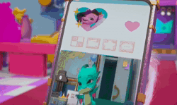 Size: 1280x764 | Tagged: safe, screencap, izzy moonbow, pipp petals, seashell (g5), sparky sparkeroni, sunny starscout, dragon, earth pony, pegasus, pony, unicorn, g5, have you seen this dragon?, my little pony: make your mark, my little pony: make your mark chapter 2, spoiler:g5, spoiler:my little pony: make your mark chapter 2, spoiler:mymc02e08, animated, barrel, cute, dancing, drums, emotes, female, flugelhorn, harmonica, heart, levitation, magic, mare, musical instrument, one-mare band, one-pony band, pippsqueaks, police station, social media, sound, sparkybetes, street, telekinesis, trapped, trumpet, video, webm
