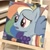 Size: 640x642 | Tagged: safe, artist:miakikiii, rainbow dash, pegasus, pony, g4, my little pony: friendship is magic, season 1, the best night ever, clothes, cute, dashabetes, dress, female, gala dress, jewelry, mare, necklace, painting, rainbow dash always dresses in style, rainbow dash is not amused, rainbow dash's first gala dress, reddit, show accurate, solo, unamused