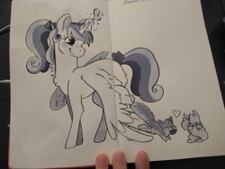 Size: 4000x3000 | Tagged: safe, artist:cutepencilcase, princess cadance, alicorn, pony, g4, animal, female, mare, solo, traditional art