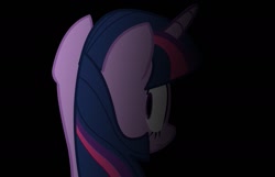 Size: 1431x920 | Tagged: safe, artist:canaryprimary, twilight sparkle, alicorn, pony, g4, black background, dark background, female, simple background, solo, twilight sparkle (alicorn)