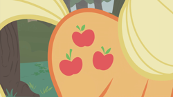 Size: 1920x1080 | Tagged: safe, screencap, applejack, earth pony, pony, call of the cutie, g4, my little pony: friendship is magic, season 1, 1080p, applebutt, butt focus, close-up, female, hip, mare, pictures of butts, solo