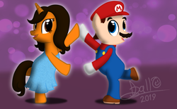 Size: 3751x2322 | Tagged: safe, artist:tidmouthmilk12, pony, unicorn, cap, clothes, hat, high res, male, mario, mario's hat, ponified, super mario, vector