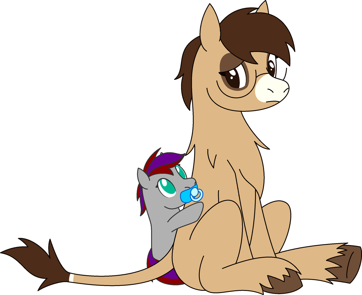 Oc With Pacifier Deviantart #2964104 - safe, artist:emc-blingds, oc, oc only, earth pony, pony ...