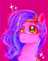 Size: 1074x1368 | Tagged: safe, artist:brightsideep, pipp petals, pegasus, pony, g5, bust, portrait, solo