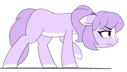 Size: 2182x1240 | Tagged: safe, artist:ahobobo, oc, oc only, oc:mio, earth pony, pony, animated, simple background, solo, walk cycle, walking, white background