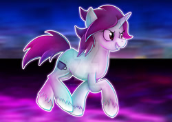 Size: 1280x905 | Tagged: safe, artist:sketchypon3, oc, oc:black forest java, pony, unicorn, deviantart watermark, female, mare, obtrusive watermark, solo, watermark