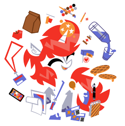 Size: 2740x2763 | Tagged: safe, artist:spacekitsch, oc, oc only, oc:stroopwafeltje, pony, unicorn, apple, cellphone, food, high res, notepad, phone, simple background, smartphone, solo, transparent background, waffle