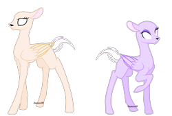 Size: 2793x1889 | Tagged: safe, artist:existencecosmos188, oc, oc only, pegasus, pony, bald, base, duo, eyelashes, female, mare, pegasus oc, raised hoof, simple background, transparent background, white eyes