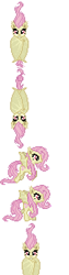 Size: 156x616 | Tagged: safe, fluttershy, bat pony, pegasus, pony, g4, bat ponified, comic, flutterbat, flying, picture for breezies, race swap, simple background, solo, wat, white background