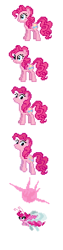 Size: 150x598 | Tagged: artist needed, source needed, safe, pinkie pie, breezie, earth pony, pony, g4, breeziefied, comic, pixel art, simple background, solo, species swap, wat, white background