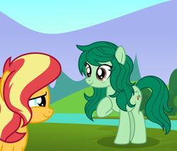 Size: 6888x5856 | Tagged: safe, artist:emeraldblast63, artist:theratedrshimmer, idw, sunset shimmer, wallflower blush, earth pony, pony, unicorn, comic:the tale of two sunsets, g4, nightmare knights, spoiler:comic, duo, duo female, equestria girls ponified, female, mare, ponified, story included