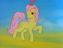 Size: 628x480 | Tagged: safe, screencap, rosedust, flutter pony, pony, g1, my little pony: the movie (g1), female, mare, solo