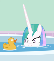 Size: 950x1080 | Tagged: safe, artist:agrol, princess celestia, alicorn, pony, g4, bath, bathtub, cropped, cute, cutelestia, female, mare, missing accessory, off model, rubber duck, solo, wet, wet mane, youtube link