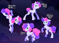 Size: 4096x2979 | Tagged: safe, artist:pastacrylic, sweetie belle, pony, unicorn, g4, female, genderfluid, male, rule 63, silver bell, solo