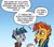 Size: 849x741 | Tagged: safe, artist:tony fleecs, idw, stygian, sunburst, pony, unicorn, g4, my little pony: legends of magic, spoiler:comic, crying, dialogue, duo, gradient background, male, speech bubble, stallion, tears of joy, teary eyes, wholesome