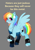 Size: 2132x3084 | Tagged: safe, artist:aztrial, rainbow dash, pegasus, pony, g4, alternate hairstyle, anklet, cute, dashabetes, ear piercing, earring, eyeshadow, female, gray background, grin, headband, high res, jewelry, makeup, mare, meme, metal, necklace, piercing, raised hoof, simple background, smiling, solo, spiked wristband, wristband