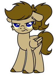 Size: 300x400 | Tagged: safe, artist:fuckomcfuck, oc, oc:doodles, pegasus, pony, angry, base used, female, floppy ears, looking at you, simple background, solo, transparent background
