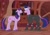 Size: 1700x1200 | Tagged: safe, artist:cosmicdragonkay, twilight sparkle, classical unicorn, pony, unicorn, g4, it's about time, cloven hooves, curved horn, duality, duo, female, floppy ears, future twilight, golden oaks library, horn, leonine tail, looking at each other, looking at someone, scene interpretation, self paradox, self ponidox, tail, time paradox, unicorn twilight, unshorn fetlocks