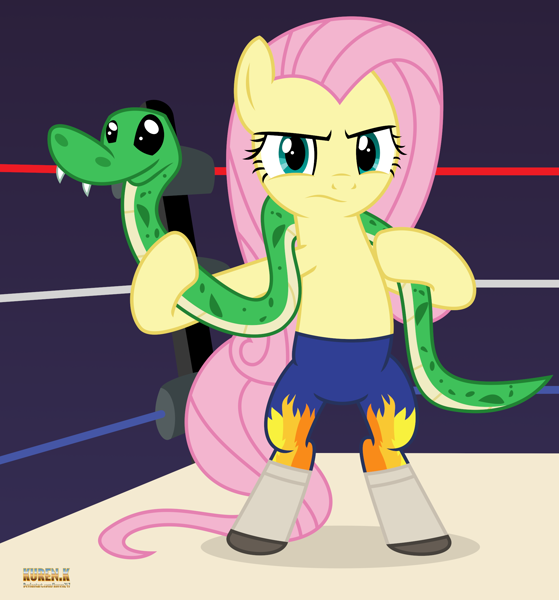 1238391 - safe, artist:brother-lionheart, fluttershy, jojo pose