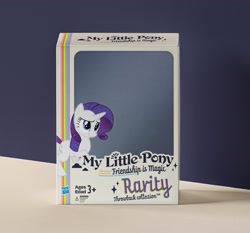 Size: 3264x3044 | Tagged: safe, artist:pastacrylic, rarity, pony, unicorn, g4, high res, my little pony logo, solo, vector