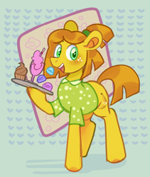 Size: 2192x2596 | Tagged: safe, artist:1racat, oc, earth pony, pony, commission, female, high res, mare, sketch, solo, yellow pony, your character here