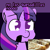 Size: 1250x1250 | Tagged: safe, artist:just loq, twilight sparkle, pony, unicorn, g4, among us, crying, female, food, mare, meme, quesadilla, solo, spanish, they're just so cheesy, unicorn twilight