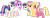 Size: 1024x366 | Tagged: safe, artist:selenaede, artist:starryoak, bon bon, bons away, candy mane, lily, lily valley, sweetie drops, vidala swoon, earth pony, pegasus, pony, g4, 2017, base used, comb, female, flower, flower in hair, headcanon, mare, scissors, siblings, simple background, sisters, transgender, transparent background